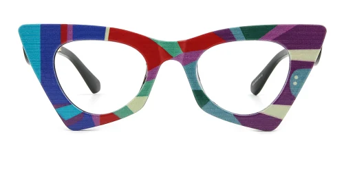 2275 Kaori Cateye, multicolor glasses