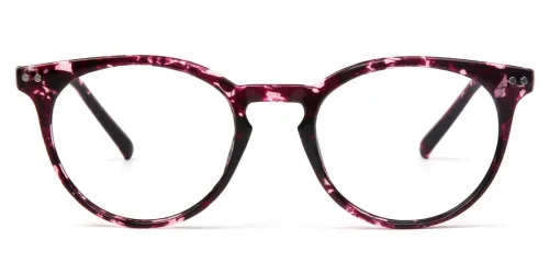 2283-1 Lorraine Oval purple glasses