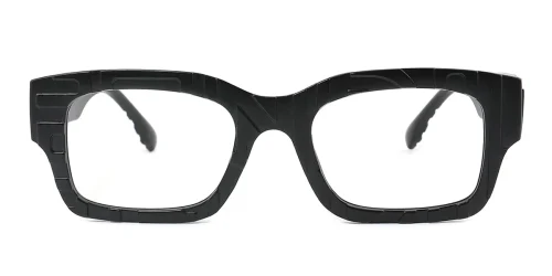 23087 Roxanne Rectangle black glasses