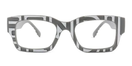 23087 Roxanne Rectangle grey glasses