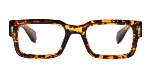 2346 Dawn Rectangle tortoiseshell glasses