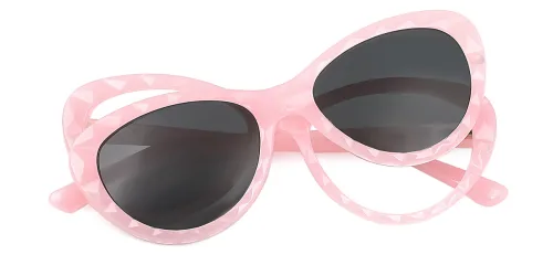 2350 Minreal Cateye,Oval pink glasses