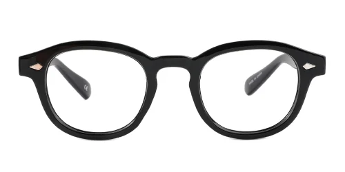 235160 Marine Oval black glasses