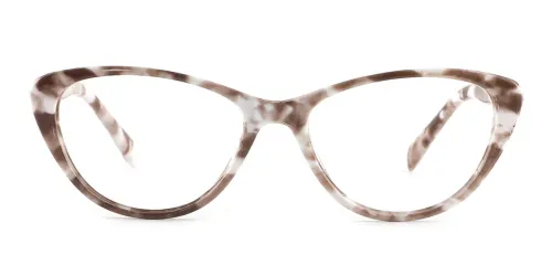 2401 Evita Cateye brown glasses