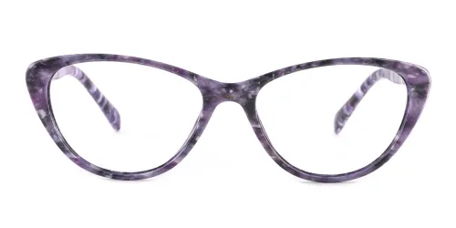 2401 Evita Cateye purple glasses