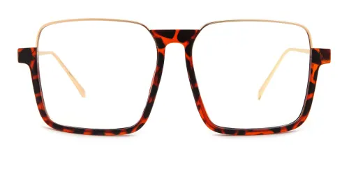 24011 Yehudi Rectangle tortoiseshell glasses