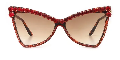 2463 Elvia Cateye,Butterfly, tortoiseshell glasses