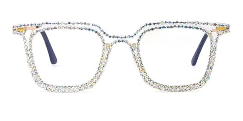 255 Delila Rectangle clear glasses