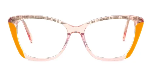 2819 Zena Cateye pink glasses