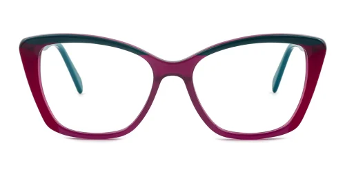 2819 Zena Cateye purple glasses