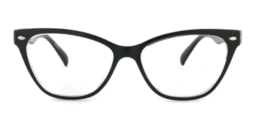 283625 Oslo Cateye black glasses