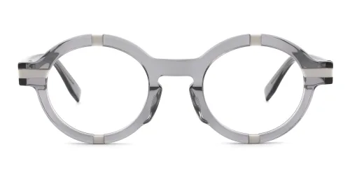 2848 Babb Round grey glasses