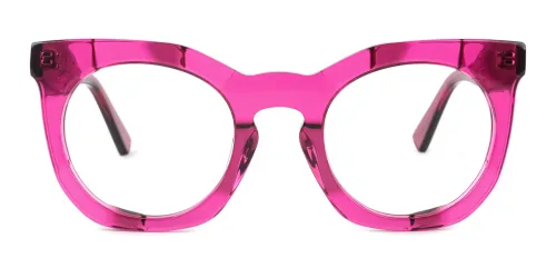 29057 Cathy Oval purple glasses