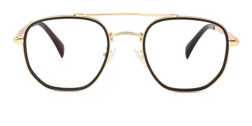 2A550 Massimo Rectangle,Aviator, brown glasses