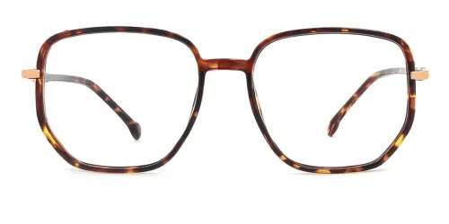 30102 Maya Rectangle,Geometric tortoiseshell glasses