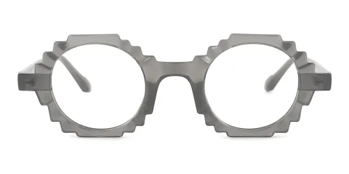 30150 Queeny Geometric grey glasses