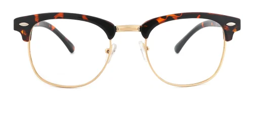 3016 Bernie Rectangle tortoiseshell glasses