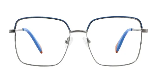 30271 Annie Rectangle blue glasses