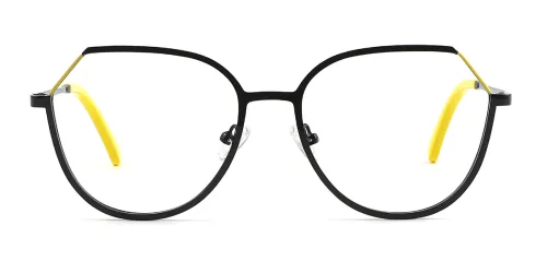 3034 Sutherlin Geometric black glasses