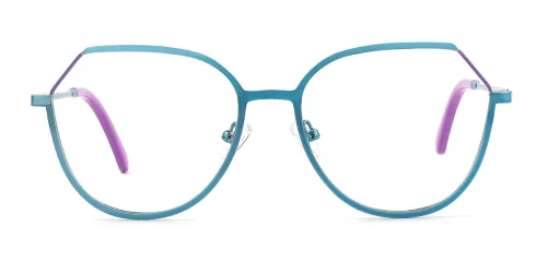 3034 Sutherlin Geometric blue glasses