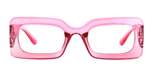 308 Moore Rectangle pink glasses