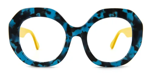 31087 Meyer Geometric floral glasses
