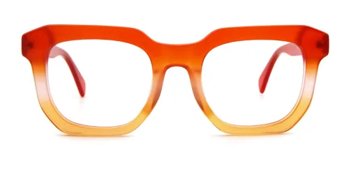 31088 Ohnicio Geometric orange glasses