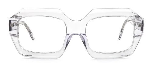 31108 Kiet Rectangle,Geometric clear glasses