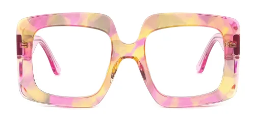31111 Hetty Rectangle,Geometric multicolor glasses