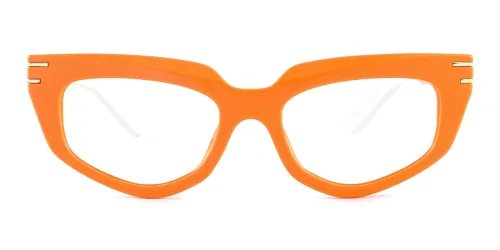3224 Cheryl Cateye orange glasses