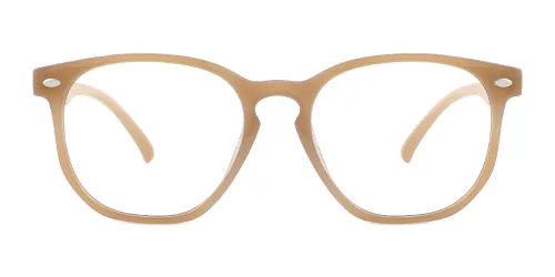 33271 Paula Rectangle brown glasses