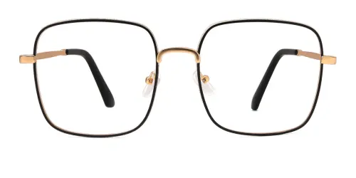 33312 Padraigin Rectangle black glasses