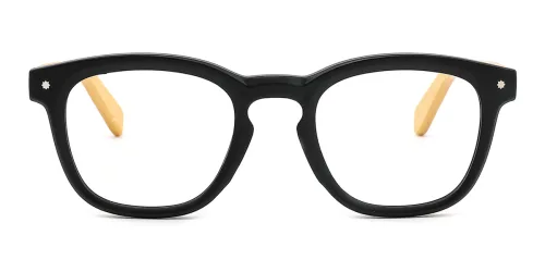 3341 Hopper Rectangle black glasses