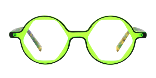 35013 Tabitha Geometric green glasses