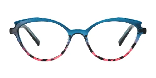 35015 Irene Cateye, blue glasses