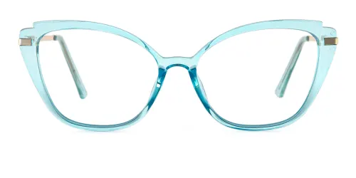 3547 Billi Cateye blue glasses