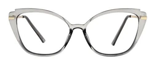 3547 Billi Cateye grey glasses