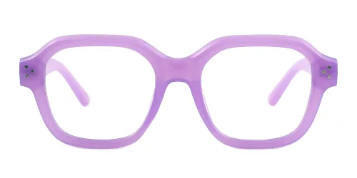 3724 Yeager Rectangle purple glasses