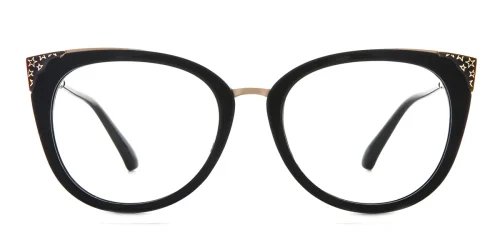 377 Ladonna Cateye black glasses