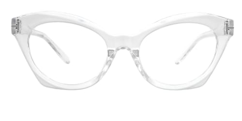 3777 Dembe Cateye clear glasses