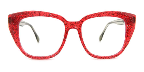 39034 Vashti Cateye red glasses