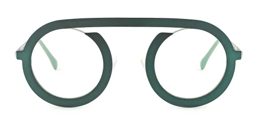 39049 Theda Round,Aviator green glasses