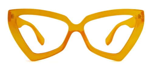 3933 Elda Cateye orange glasses