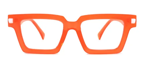 3955 Madonna Rectangle orange glasses