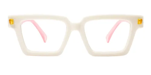 3955 Madonna Rectangle pink glasses