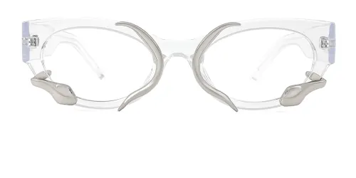 3985 MINCAN Cateye,Oval clear glasses