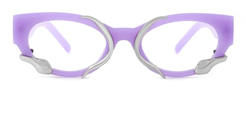 3985 MINCAN Cateye purple glasses