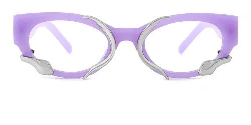 3985 MINCAN Cateye,Oval purple glasses