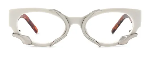 3985 MINCAN Cateye,Oval white glasses