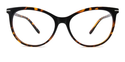 3C102 Melina Cateye,Oval tortoiseshell glasses
